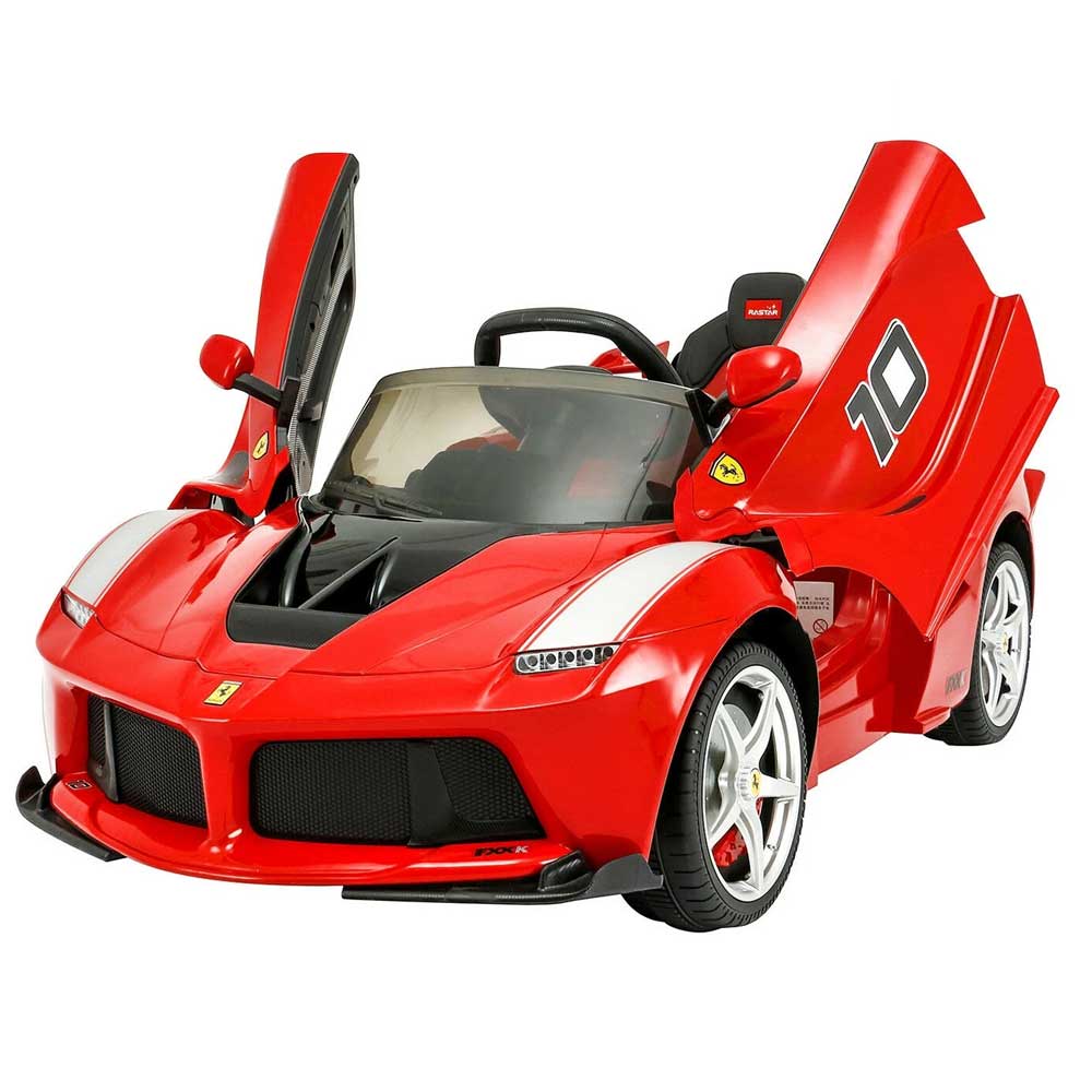 أمشام - سيارة فيراري سكوديريا إف إكس إكس ريسينغ الكهربائية للأطفال - أحمر - 12 فولت