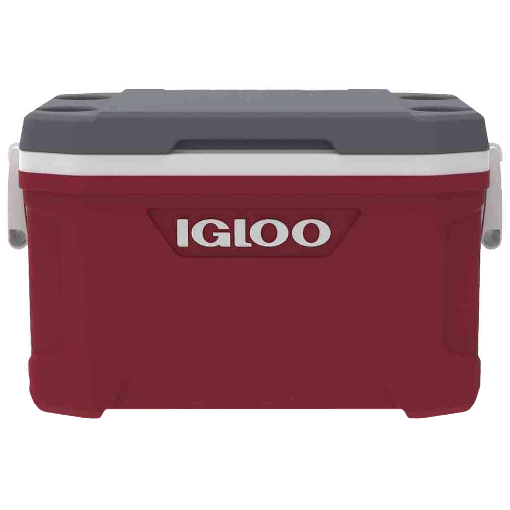 Igloo - Latitude Cooler Box - Industrial Red/Meteorite - 49.21 L
