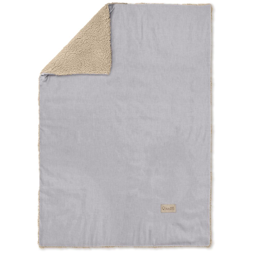 Albero Mio - Baby Velour Blanket - Grey