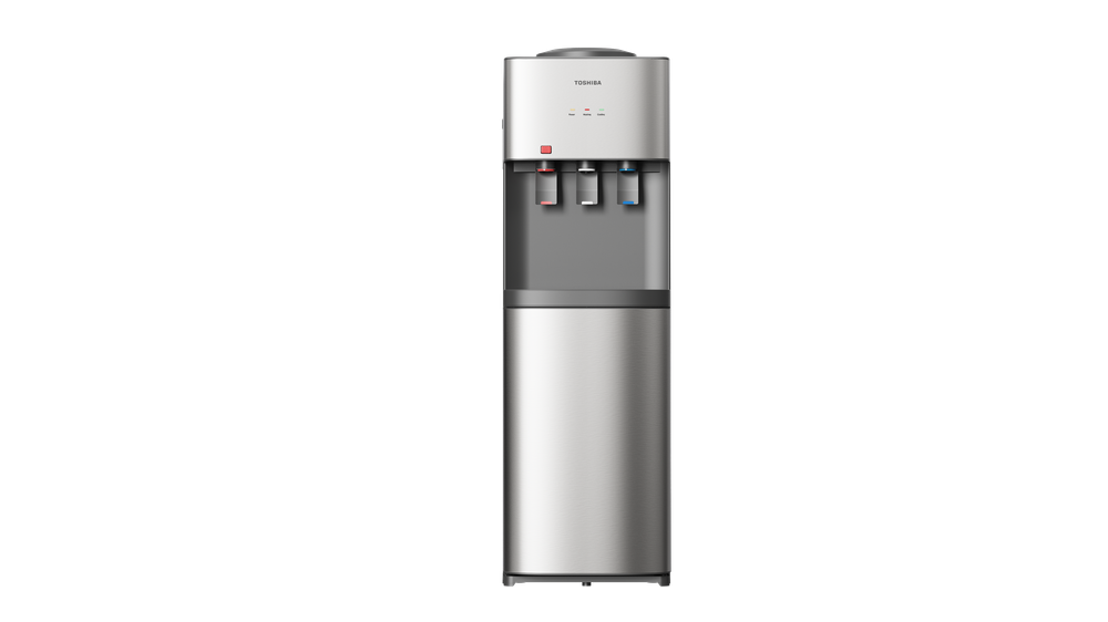 Toshiba - Top Load Water Dispenser - Silver