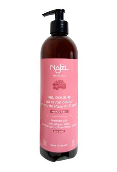 Najel - Organic Aleppo Soap Shower Gel - Rose