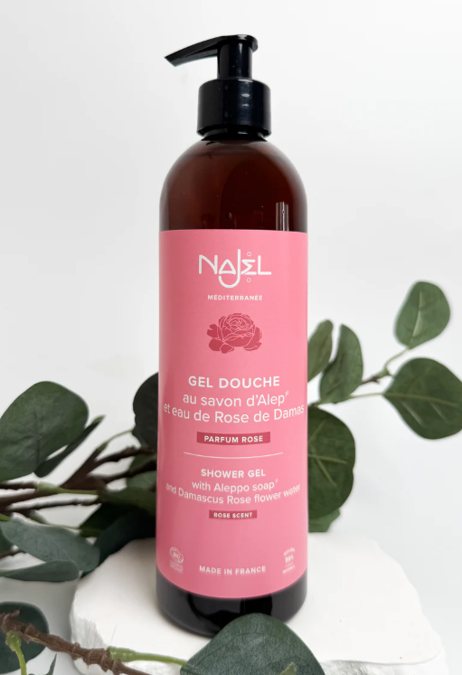 Najel - Organic Aleppo Soap Shower Gel - Rose