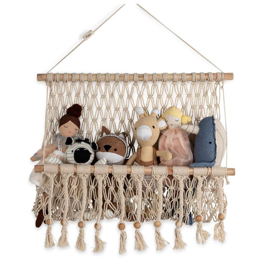 Crane Baby Willow Macrame Storage Wall Decor