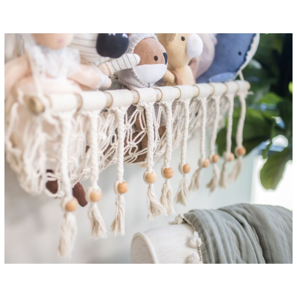 Crane Baby Willow Macrame Storage Wall Decor