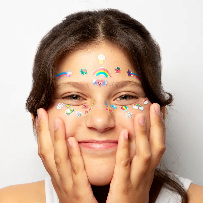 Omy - Face Stickers - Kawaii - 85 Pcs