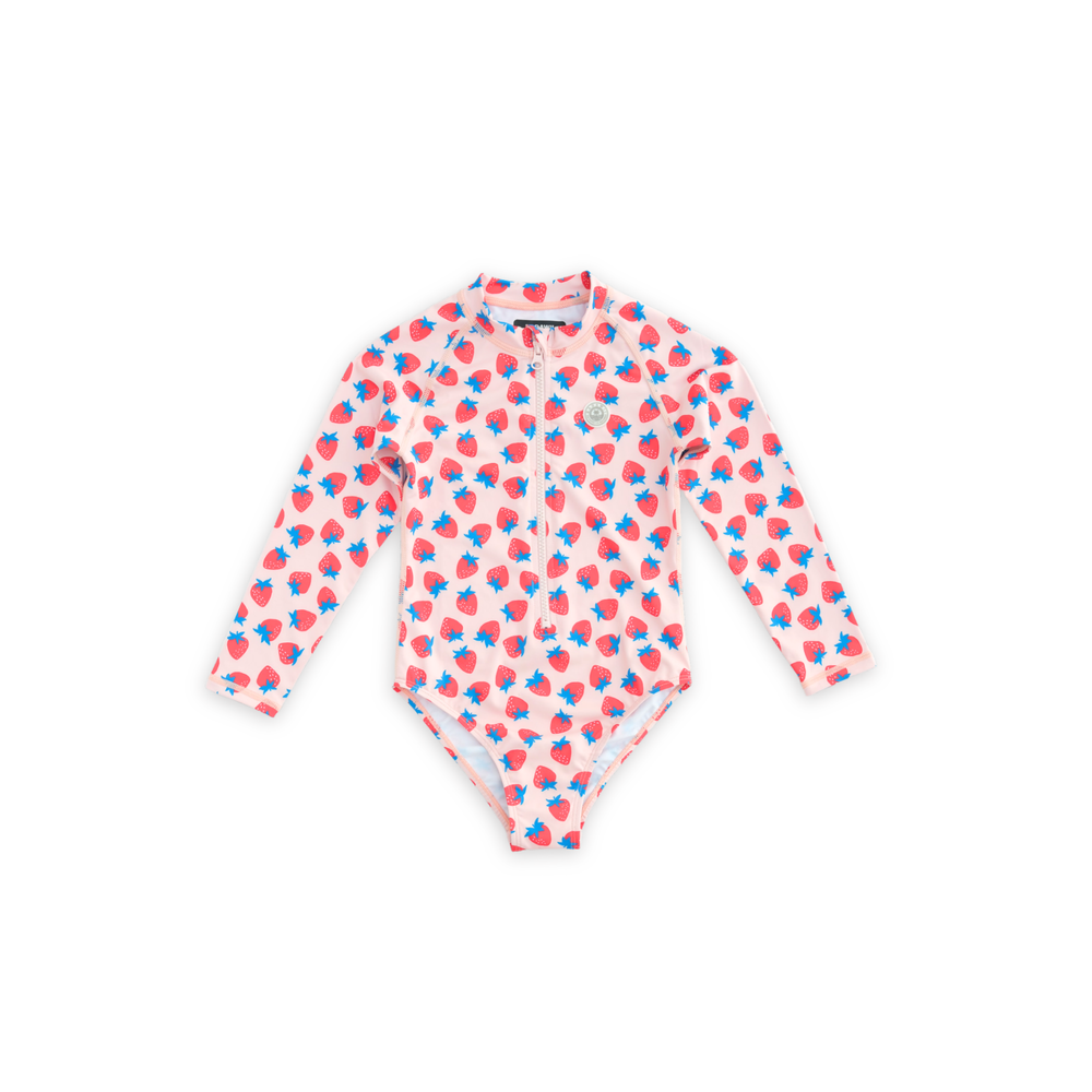 Badawii Beachwear - Girl's Long Sleeves Swimsuit - Dolce Fragola