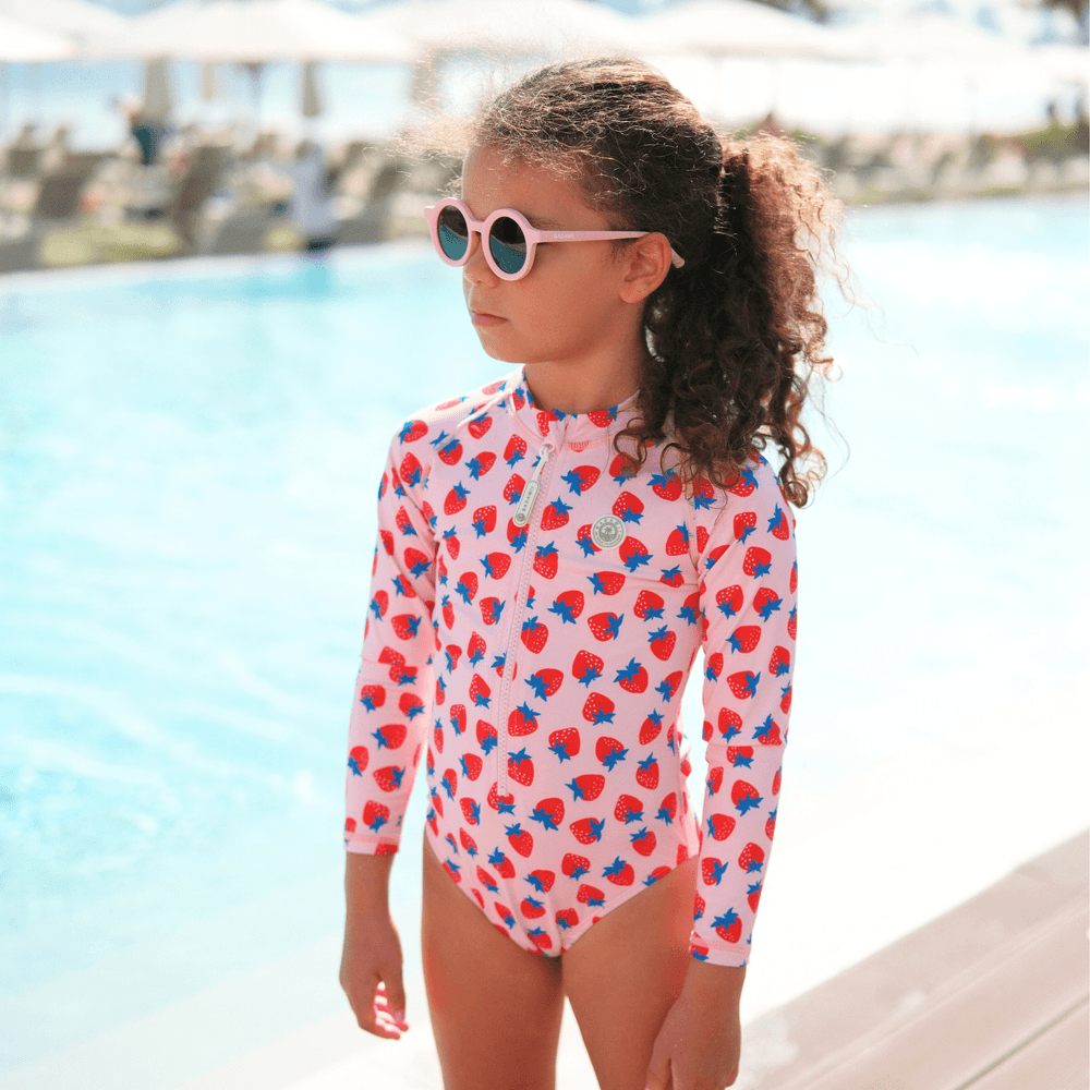 Badawii Beachwear - Girl's Long Sleeves Swimsuit - Dolce Fragola