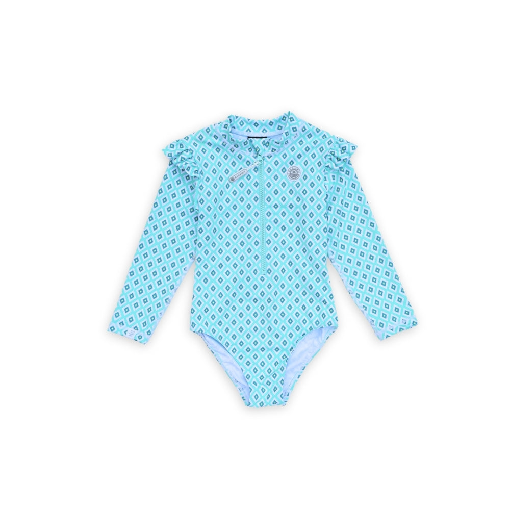 Badawii Beachwear - Girl Swimsuit - Diamond Green