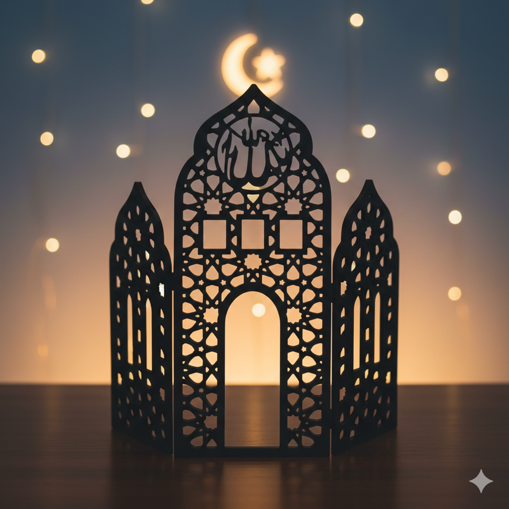 Mindset - Ramadan Folding Screen - Black