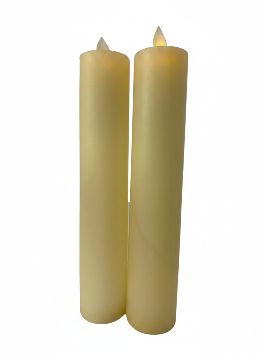 Mindset - LED Electronic Candle - White - Small - 2 Pcs