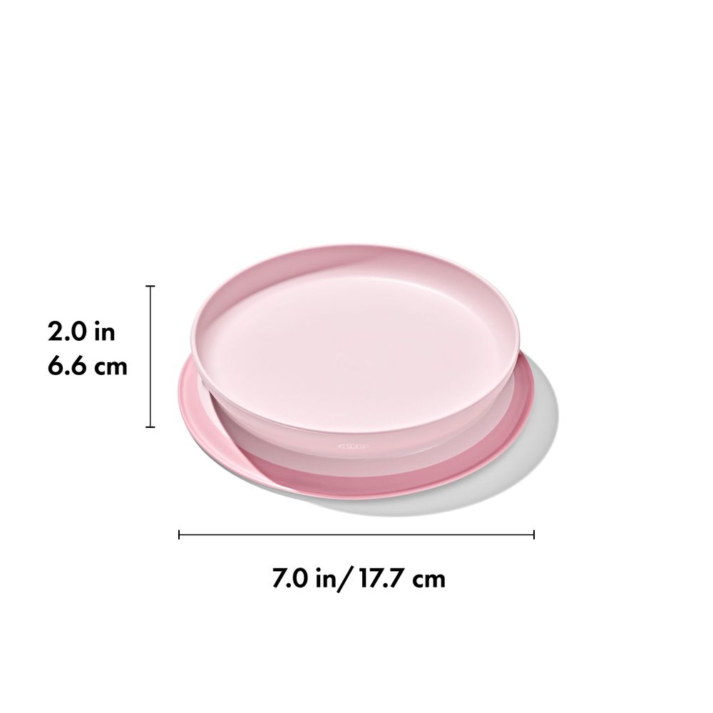 Oxo-Tot Stick And Stay Suction Plate - Blossom