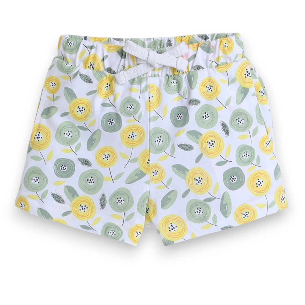 فيكتور وجين - مجموعة من قطعتين - تي شيرت وشورت مطبوع بالكامل للفتيات - متعدد الألوان