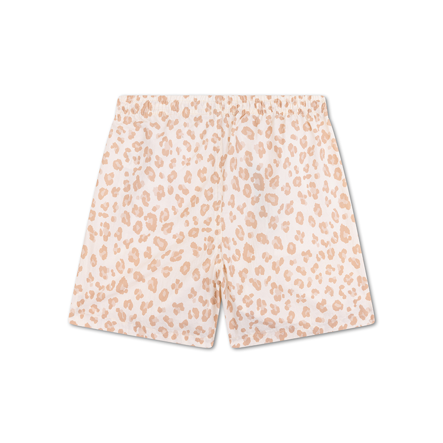 Swim Essentials - Girl's Short - Leopard - Beige