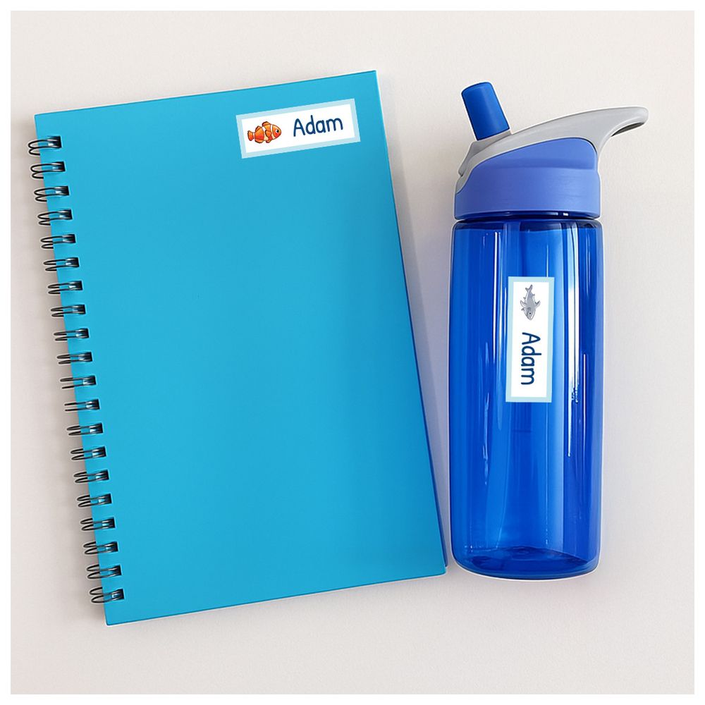 بون بون - ملصقات شخصية - عبوة من 30 ملصقًا - تحت البحر