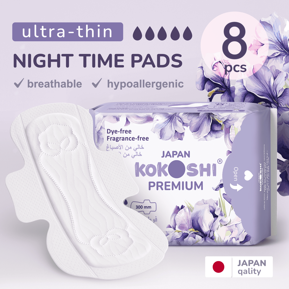 Kokoshi - Premium Sanitary Pads For Women 300mm - 24 Pcs
