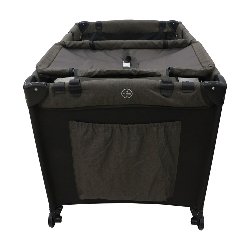 Bebesitos SleepGrow Nursery Center Bassinet And Playard - Grey