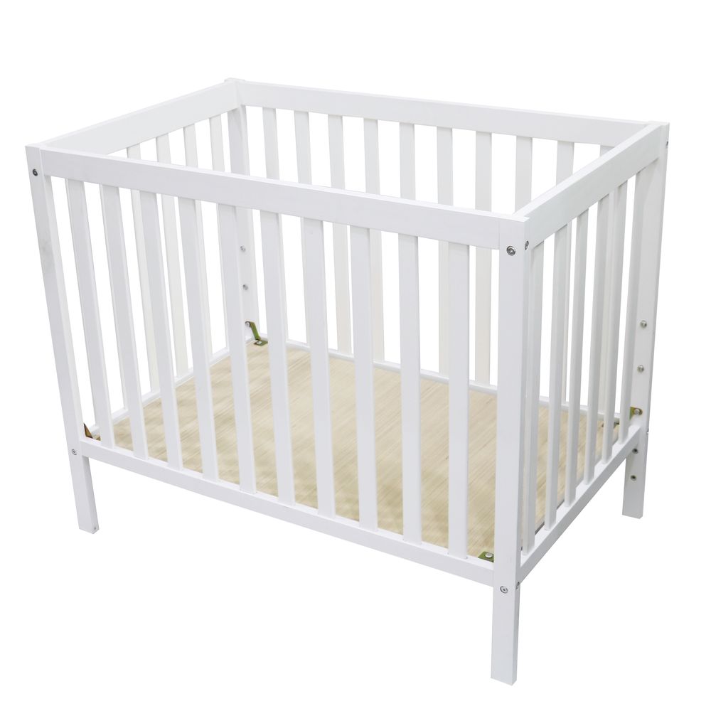Bebesitos ClassiComfort Wooden Baby Crib - White