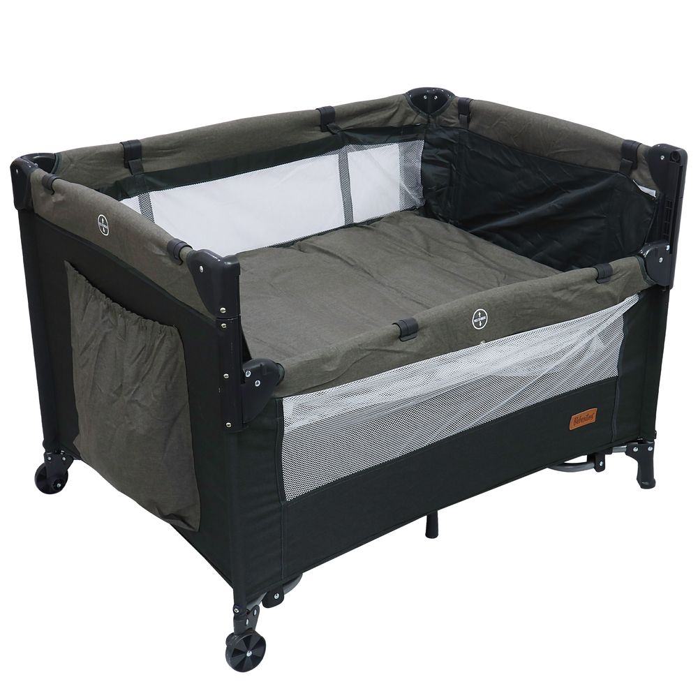 Bebesitos Next To Me Nursery Center Bassinet And Playard - Grey