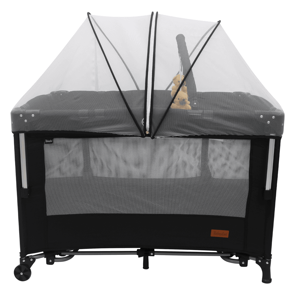 Bebesitos Next To Me Nursery Center Bassinet And Playard - Black