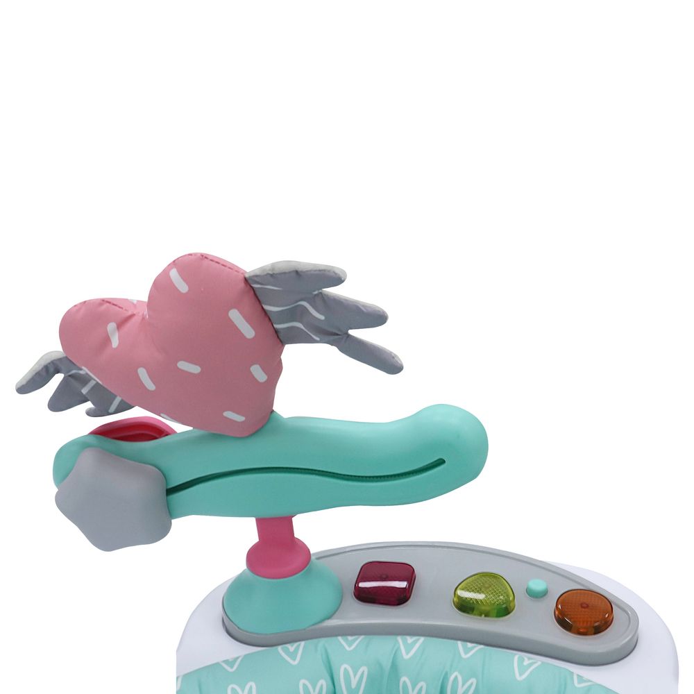 Bebesitos - Musical Baby Jumper & Bouncer With 360 Rotating Seat - Turquoise