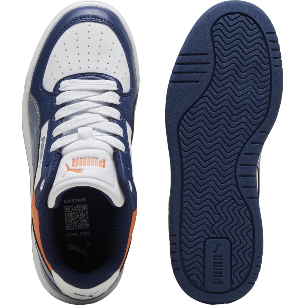 بوما - حذاء رياضي للأولاد Caven III Block Jr - أزرق جوهرة - رمادي