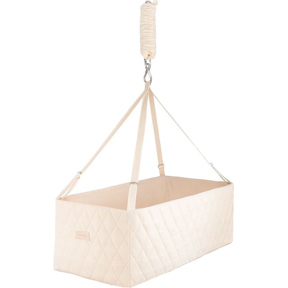 Moonboon Baby Cradle With Foam Mattress Nature