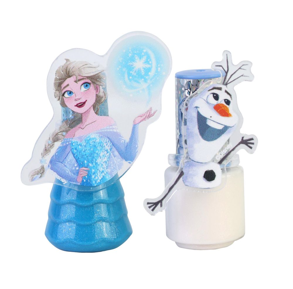 Lip Smacker - Disney Frozen Nail Polish Set - Elsa & Olaf - 2 Pcs