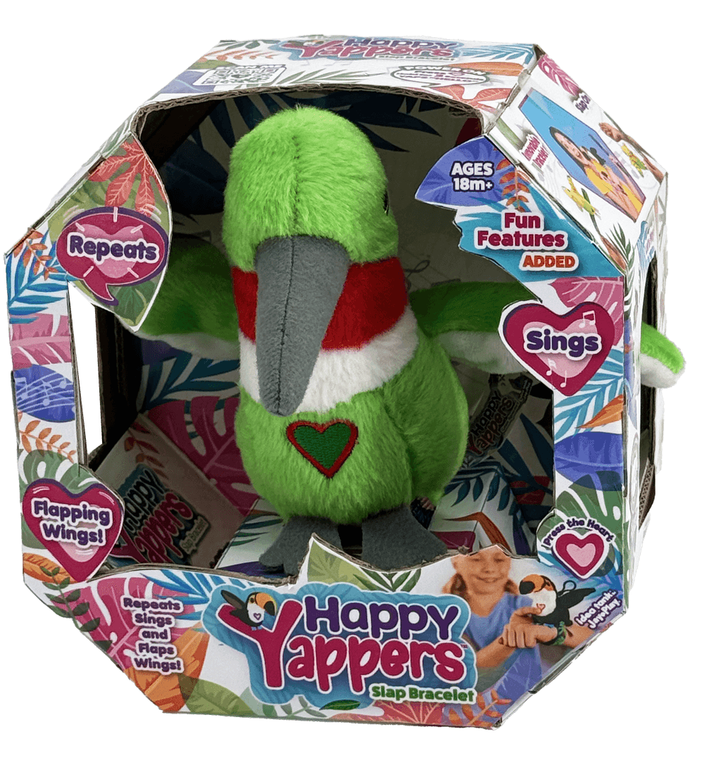 Happy Yappers - Humming Bird Plush Toy - Green