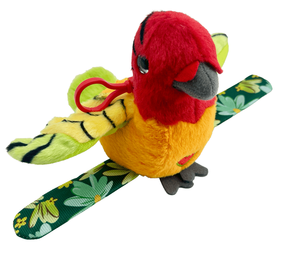 Happy Yappers - Parkeet Plush Toy - Orange