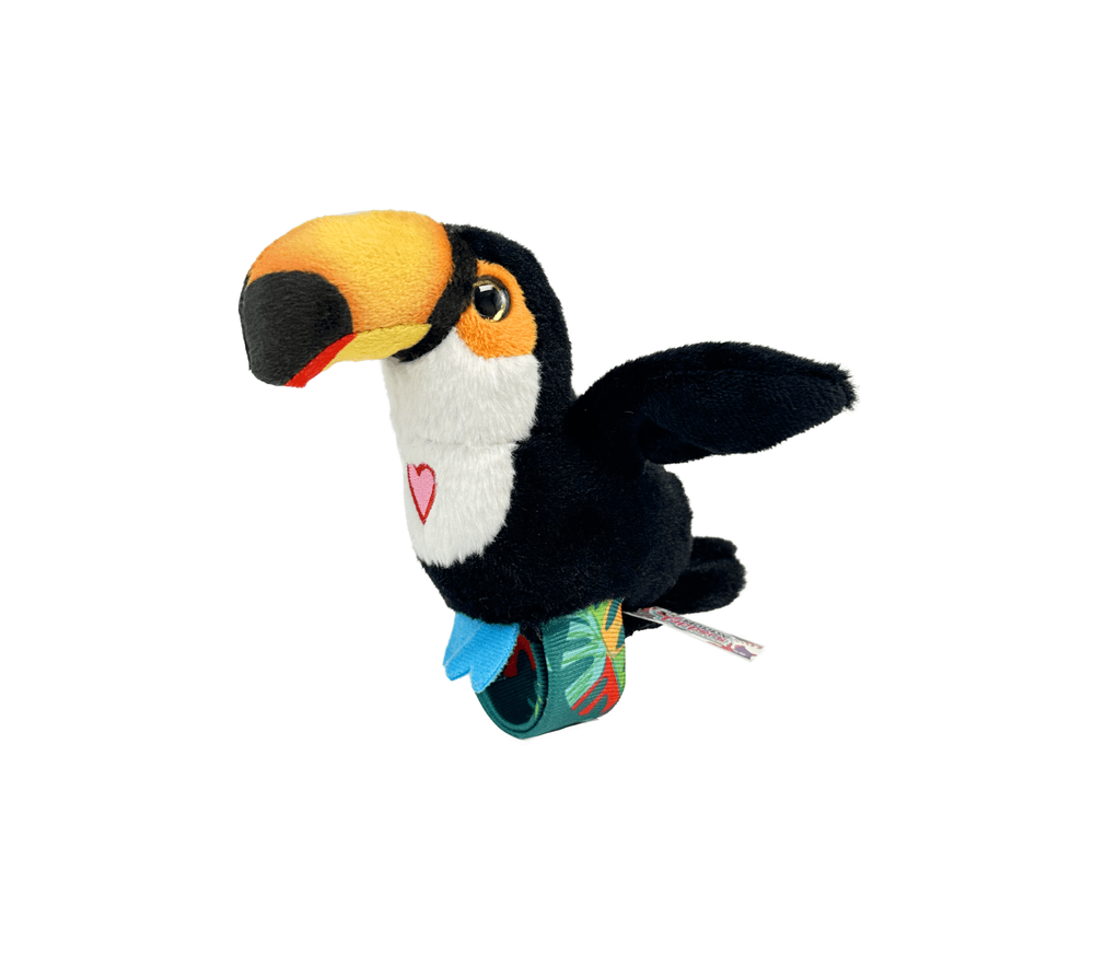 Happy Yappers - Toucan Wearable Plush Bird - Black/Yellow