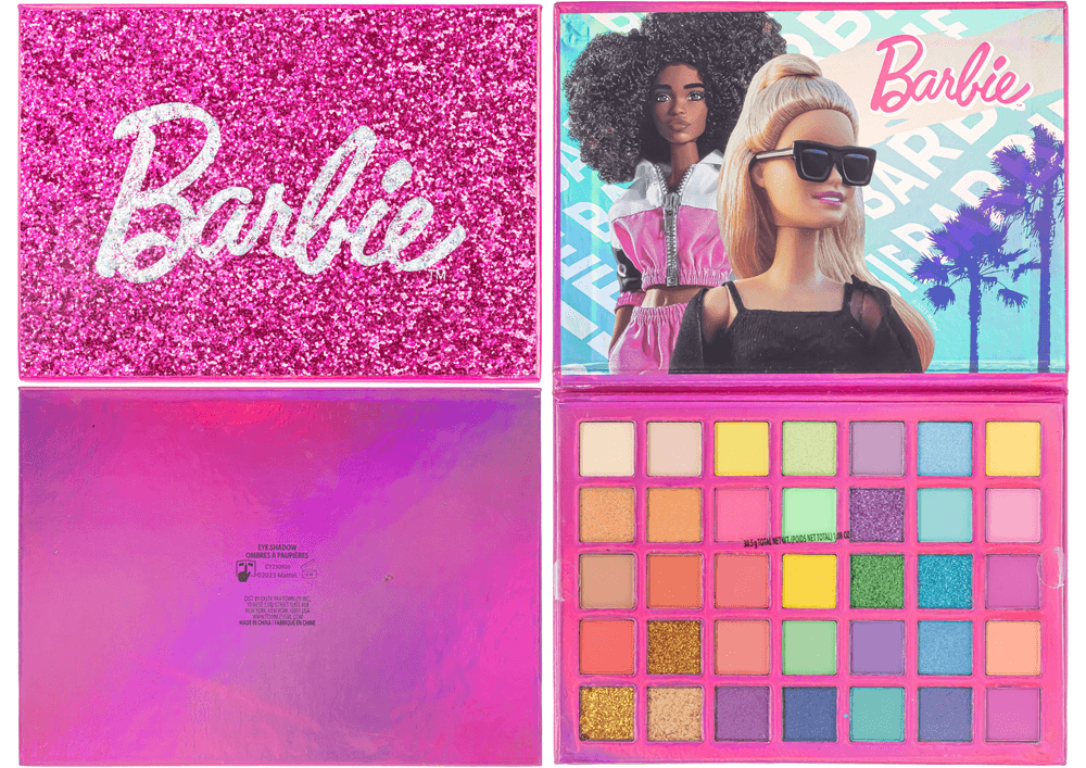 Townleygirl - Barbie Shadow Palette & Brush Set - 9 Pcs