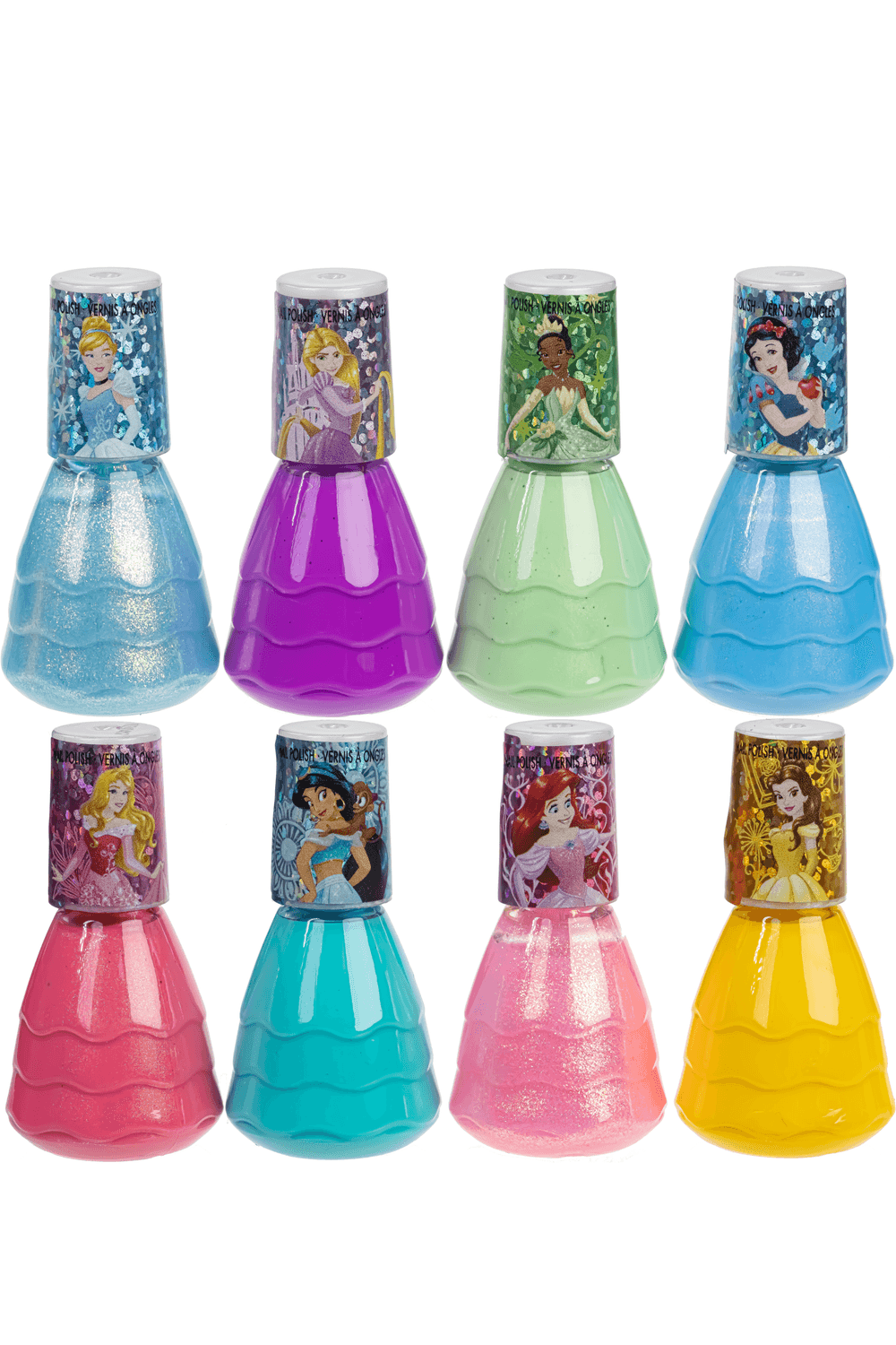 TownleyGirl - Disney Princess Nail Polish Set - Multicolor - 8 Pcs - 6.5 ml