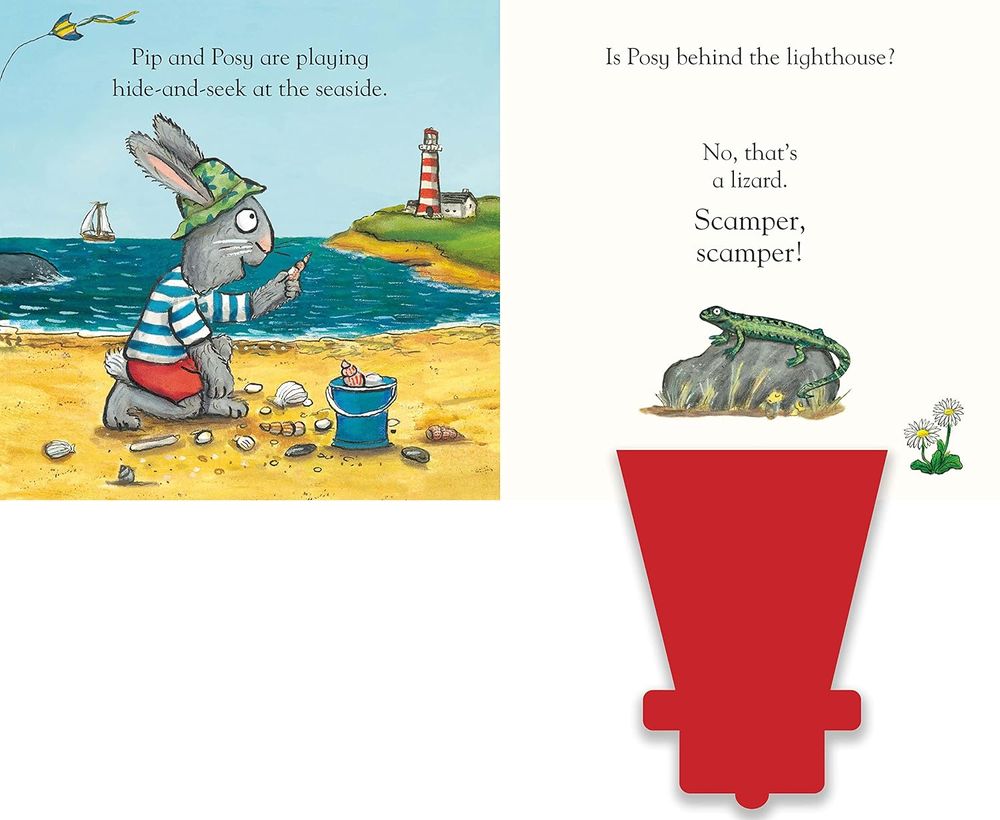 Pip And Posy At the Seaside Felt Flaps Book