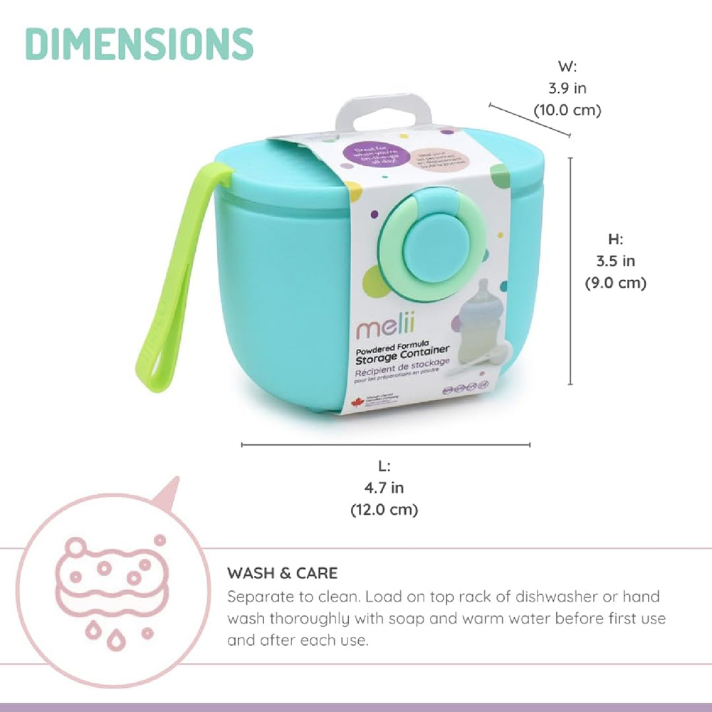 Melii - Travel Formula Container With Scoop - 400 ml