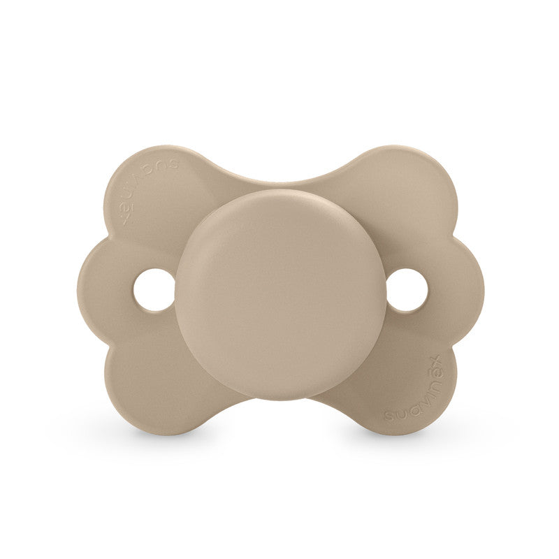 Suavinex - SX Pro Ultra Soft Butterfly Shape Baby Pacifier 6-18 months - Beige