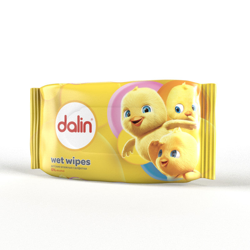 Dalin - Baby Wet Wipes - 56 Pcs