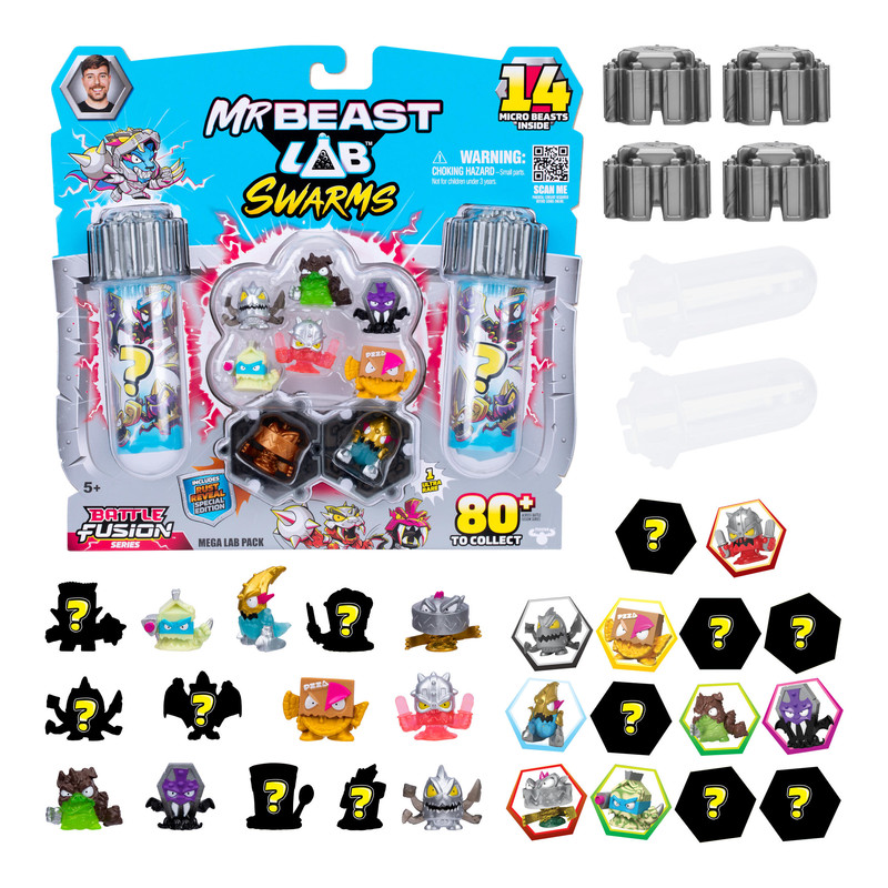 مستر بيست لاب - حزمة ميغا لاب سوارمز S4 - أشكال متنوعة - النمط 3 - عدد 14