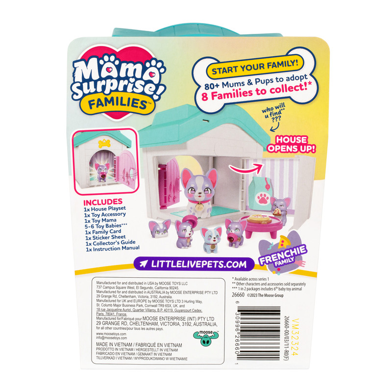 Little Live Pets - S1 Mama Surprise Families Playset - Mamas House - Style May Vary - 1 Pc