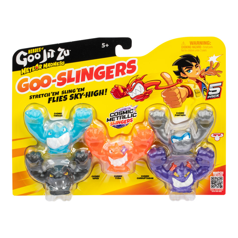 Heroes Of Goo Jit Zu - S13 Meteor Madness Goo Slingers - 5 Pcs - 5 cm