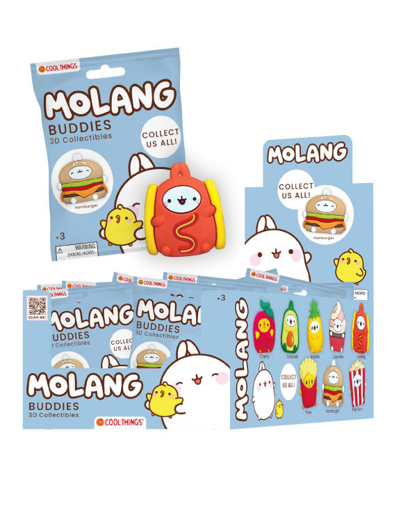 مولانغ - مجسمات بوديز مغلّفة داخل صندوق عرض - 36 قطعة