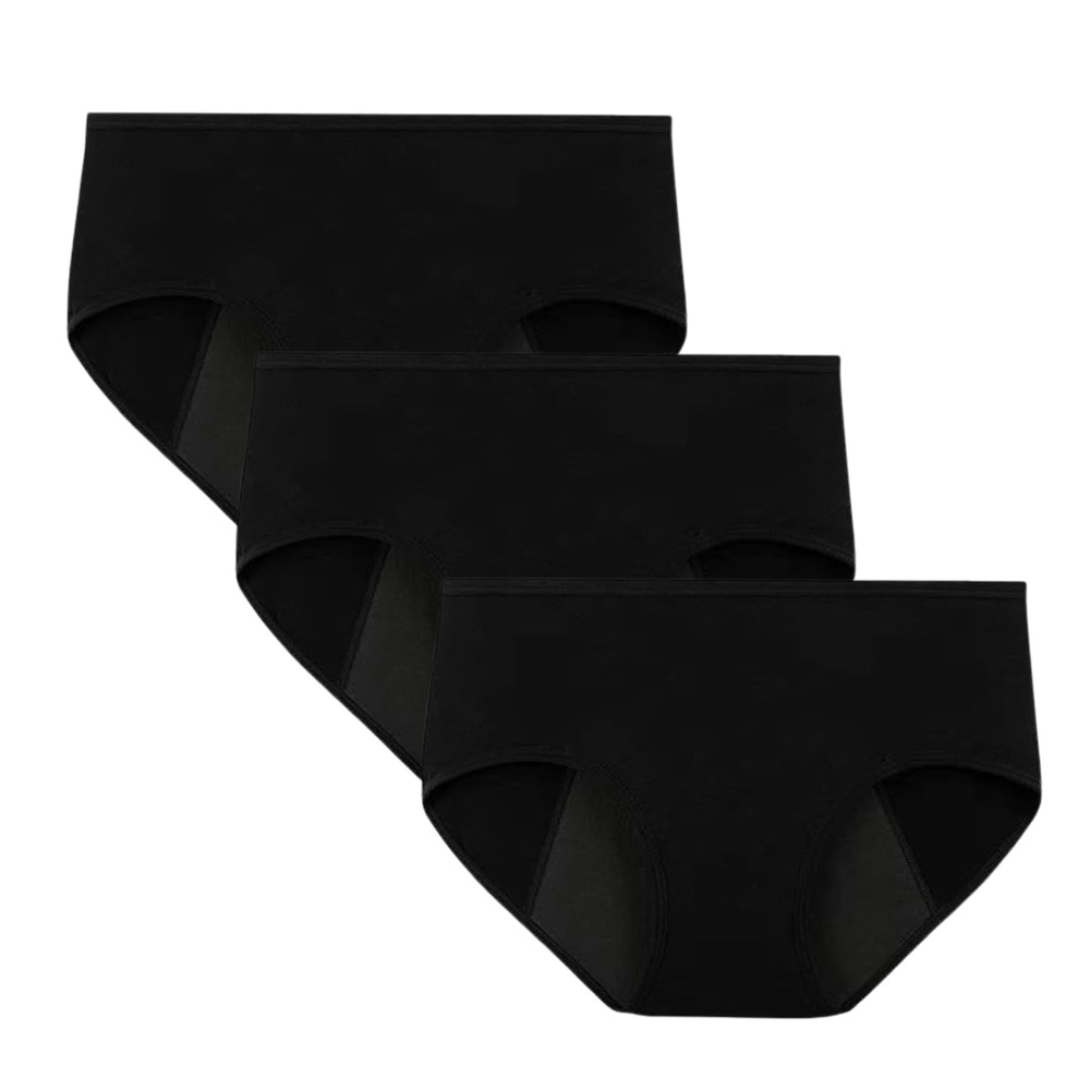 تومي - ملابس داخلية للدورة الشهرية كامل التغطية - أسود - عدد 3