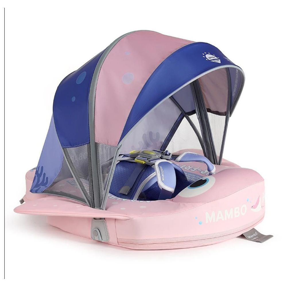 Mambobaby - Baby Water Animal Swimming Float With Canopy