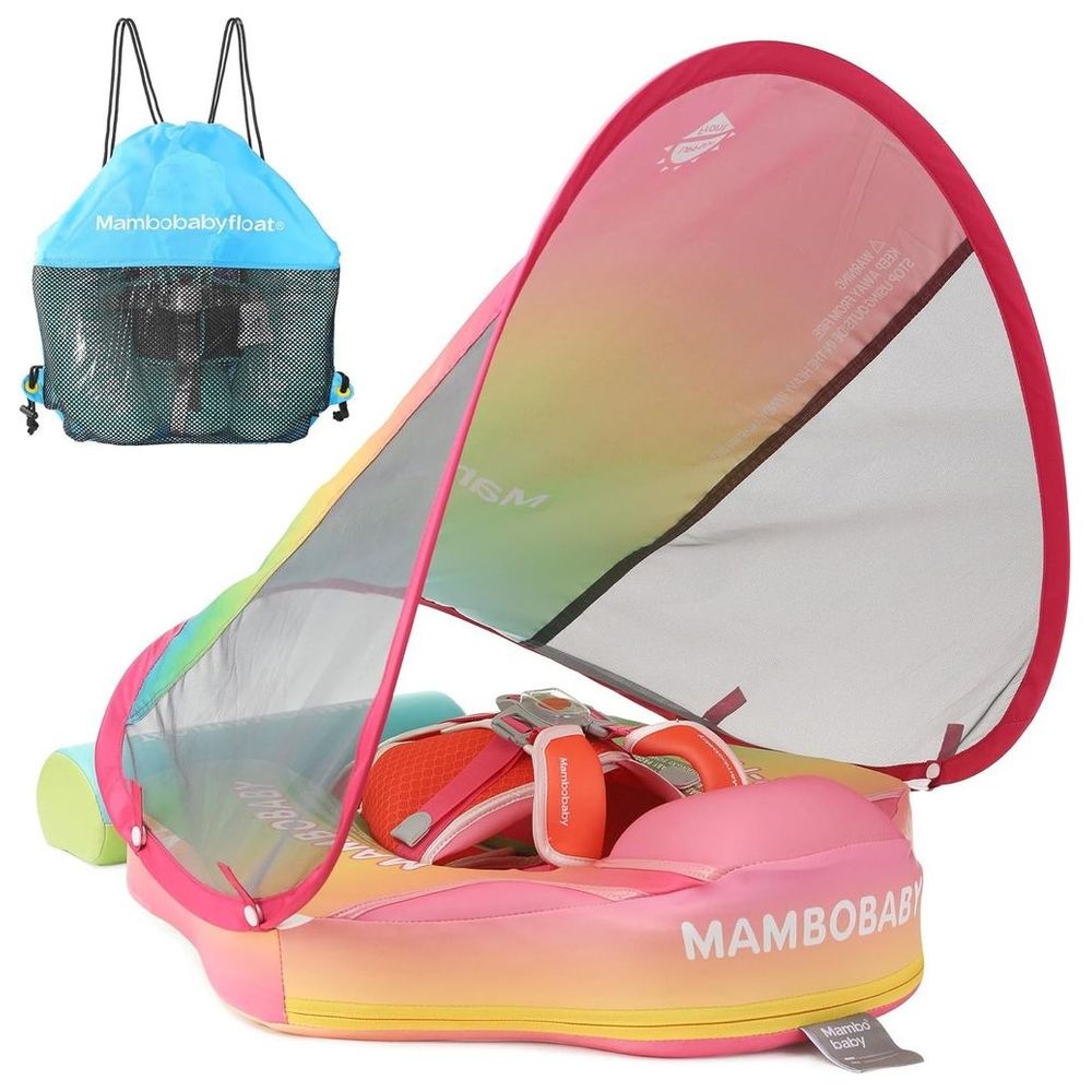 Mambobaby - Baby Swimming Float With UV Blocking Canopy
