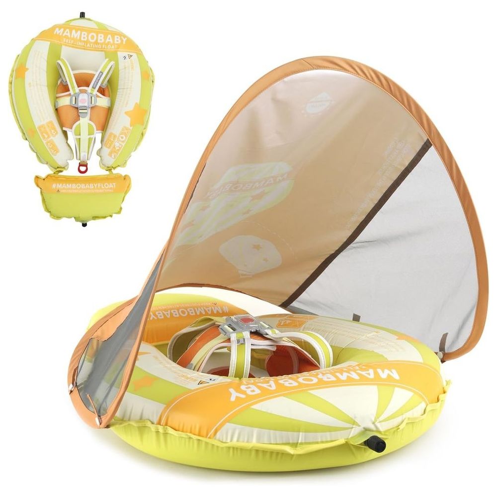 Mambobaby - Self-inflating Swimming Float With Canopy
