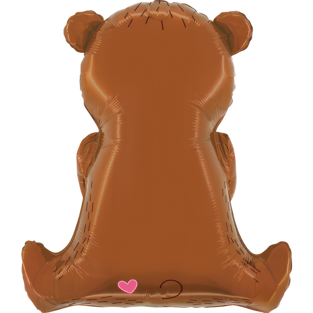 Betallic Balloon Co - Rose Bouquet Bear Foil Balloon - 25 Inch