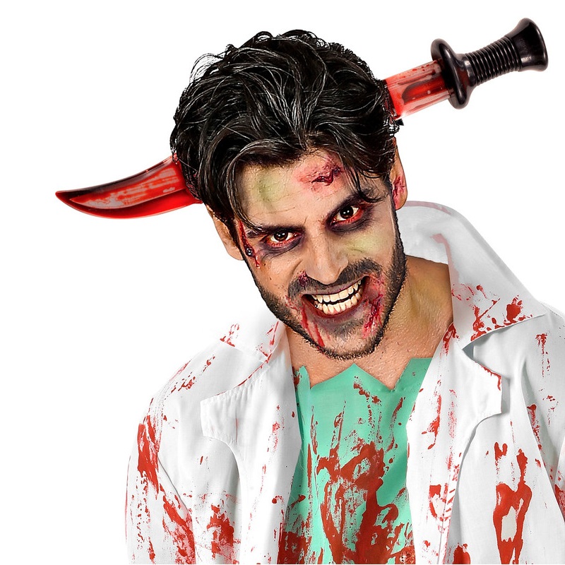 ويدمان - طوق سكين ملطخ بالدم يمر في الرأس