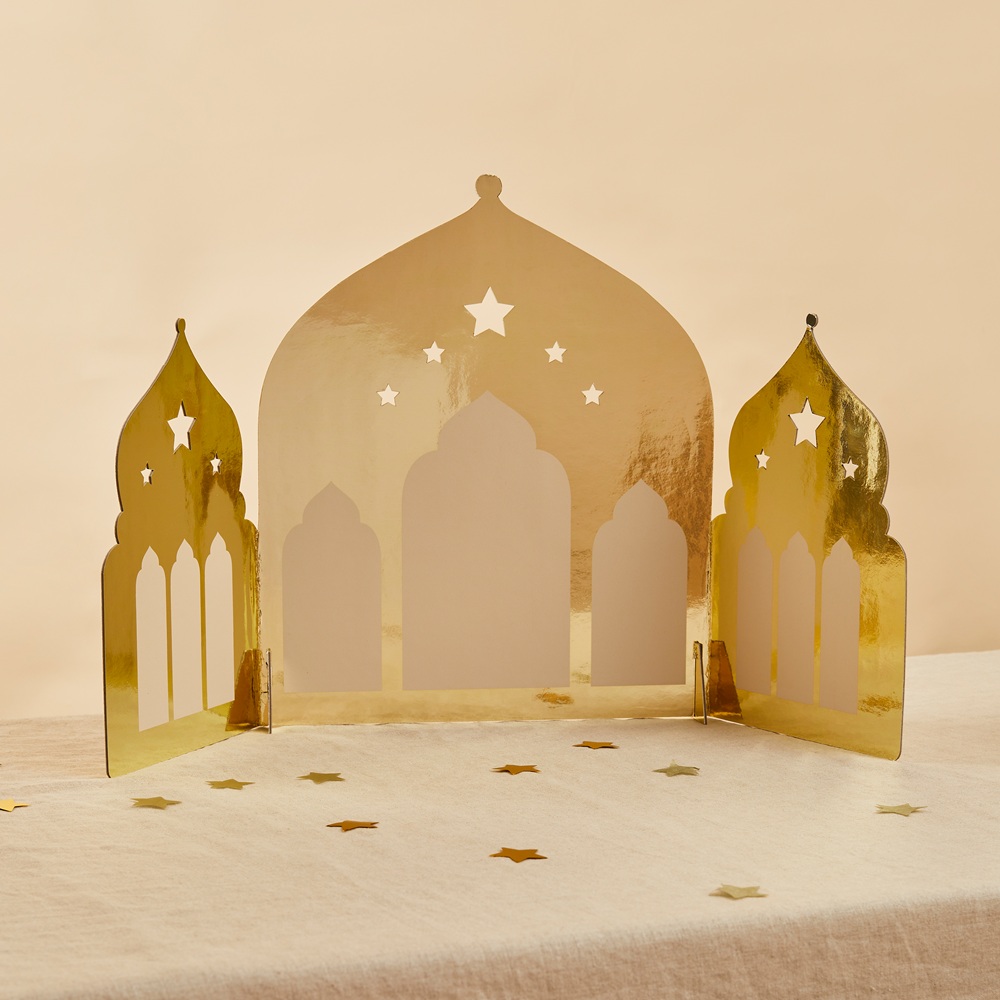 Hootyballoo - Ramadan Free Standing Mosque Temple - Gold