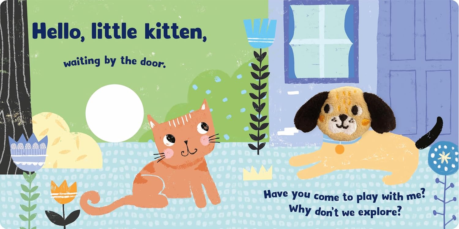 North Parade Publishing - Finger Puppet Board Book - Little Puppy