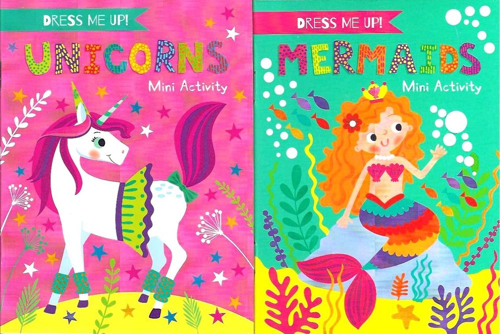 Stick & Colour Activity Set - Dress Me Up - Pack of 6