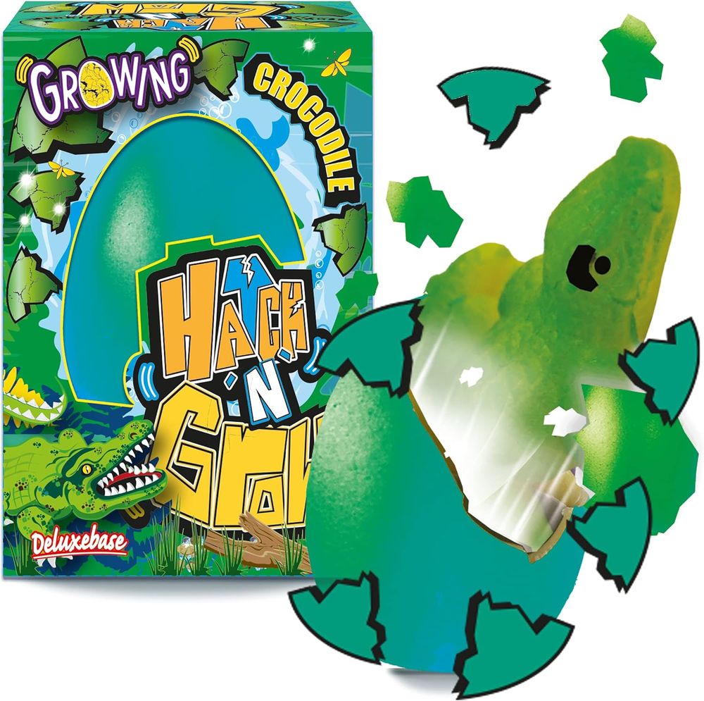 Deluxe Base - Mini Hatch N Grow Toy - Crocodile